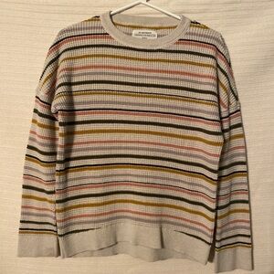 Cooperative Multicolor Striped Crewneck Sweater